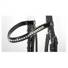 STANG-EN-TRENS HOOFDSTEL S&T CHIQUE ZWART