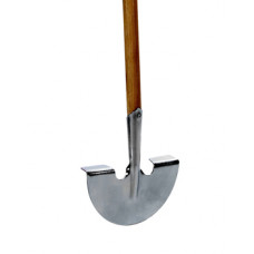 GRASKANTSTEKER - MET OPSTAPJE - VERZINKT - ESSENHOUTEN STEEL - 100 CM GRASKANTSTEKER - MET OPSTAPJE - VERZINKT - ESSENHOUTEN STEEL - 100 CM