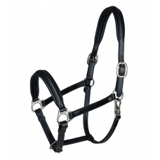 HALSTER LEDER S-LINE CLASSY ZWART COB