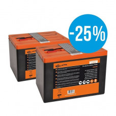 DUOPACK ALKALINE BATTERIJ 2X 9V/175AH - 190X125X160MM