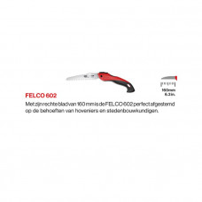 FELCO 602 SNOEIZAAG 16 CM INKLAPBAAR