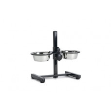BZ STANDAARD+2 DRINK/VOERBAKKEN RVS 0,81L