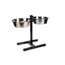 BZ STANDAARD+2 DRINK/VOERBAKKEN RVS 4,05L