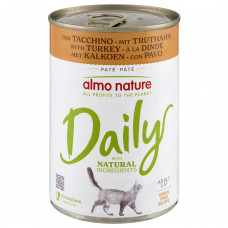 ALMO NATURE BLIK ADULT CAT DAILY MENU 400 G KALKOEN