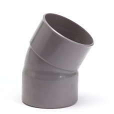 BOCHT 30°, PVC, 2X INWENDIG LIJM, GRIJS, KOMO, 110 MM BOCHT 30°, PVC, 2X INWENDIG LIJM, GRIJS, KOMO, 110 MM