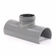 KLEMZADEL, PVC, INW LIJM X MANCHET, 125 X 75 MM, L = 250 MM