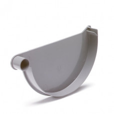 S-LON EINDSTUK VOOR MASTGOOT, PVC, LIJM, LINKS, GR, 125 MM