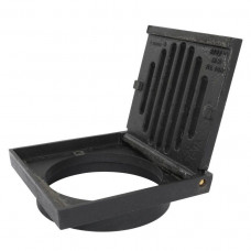 TEGELPAD KOLK Ø250 MM. 300 X 300 MM. GIETIJZER
