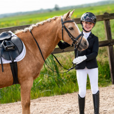 WEDSTRIJDJAS IZEBEL JUNIOR ZWART