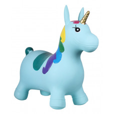 JUMPY HORSE UNICORN BLAUW