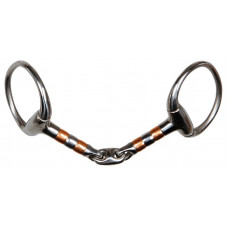BUSTRENS DUBBELGEBROKEN 13 MM KOPEREN ROLLERS