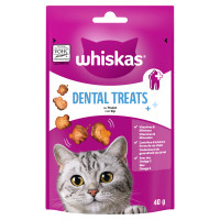 WHISKAS DENTAL TREATS KIP 40 GR WHISKAS DENTAL TREATS KIP 40 GR