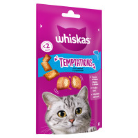 WHISKAS TEMPTATIONS 60 G ZALM WHISKAS TEMPTATIONS 60 G ZALM
