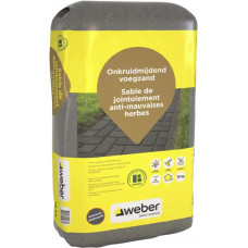 WEBER ONKRUIDMIJDEND VOEGZAND ANTRACIET 15 KG.