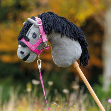 HALSTERSET HOBBY HORSE ISALYN BALLOON PINK
