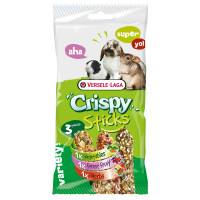 VERSELE-LAGA CRISPY STICKS TRIPLE VARIETY PACK 35 G MIX HERBIVOREN