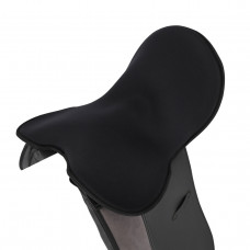 ZADELZITTING OVERRTEK MEMORY FOAM ZWART L