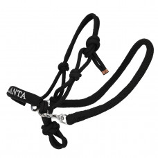 NALANTA TOUWHALSTER MET TEUGEL HOBBY HORSE ZWART