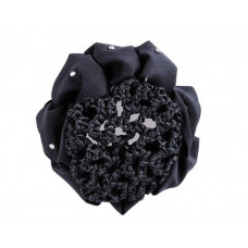 HAARSTRIK FLOWER ZWART