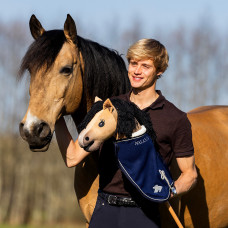 NALANTA FLEECEDEKEN HOBBY HORSE NAVY
