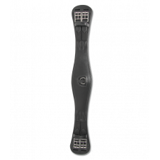 DRESSUURSINGEL X-LINE LEDER ZWART 60 CM