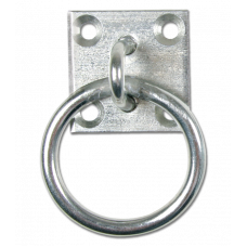WALDHAUSEN VASTZETRRING MUURPLAAT 5X5XØ6,5 CM CHROOM