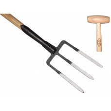 SPITVORK 3 TANDS GESM.VEER, ESSEN STEEL 90CM *DEWIT*