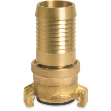 ZUIG- EN HOGE DRUK SNELKOPPELING MESSING 19 MM SLANGTULE NA 40 25BAR TYPE DRAAIBAAR