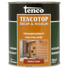 TENCOTOP DEUR & KOZIJN TRANSPARANT IROKO TEAK 0,75