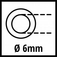 HOGEDRUKSLANG 10 M - Ø6 MM - 1 STUK