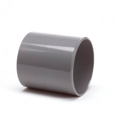 NICOLL MOF, PVC, 2X INWENDIG LIJM, GRIJS, 90 MM