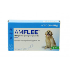 AMFLEE HOND LARGE 3X268MG. 20-40KG.