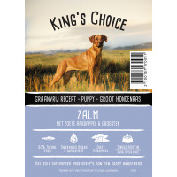 KING'S CHOICE PUPPY LARGE ZALM 12KG