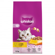 WHISKAS BROKJES ADULT 3,8 KG KIP
