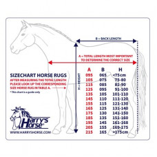 STALDEKEN HIGHLINER 0 GRAM FLEECEVOERING 175 ZWART