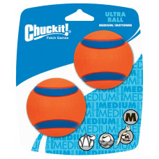 CHUCKIT ULTRA BALL M 6 CM 2 PACK 1 ST