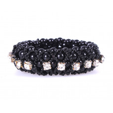 KNOTBAND DIAMOND ZWART