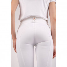 MONTAR RIJBROEK MOLLY ROSEGOLD HIGHWAIST FULLGRIP WIT